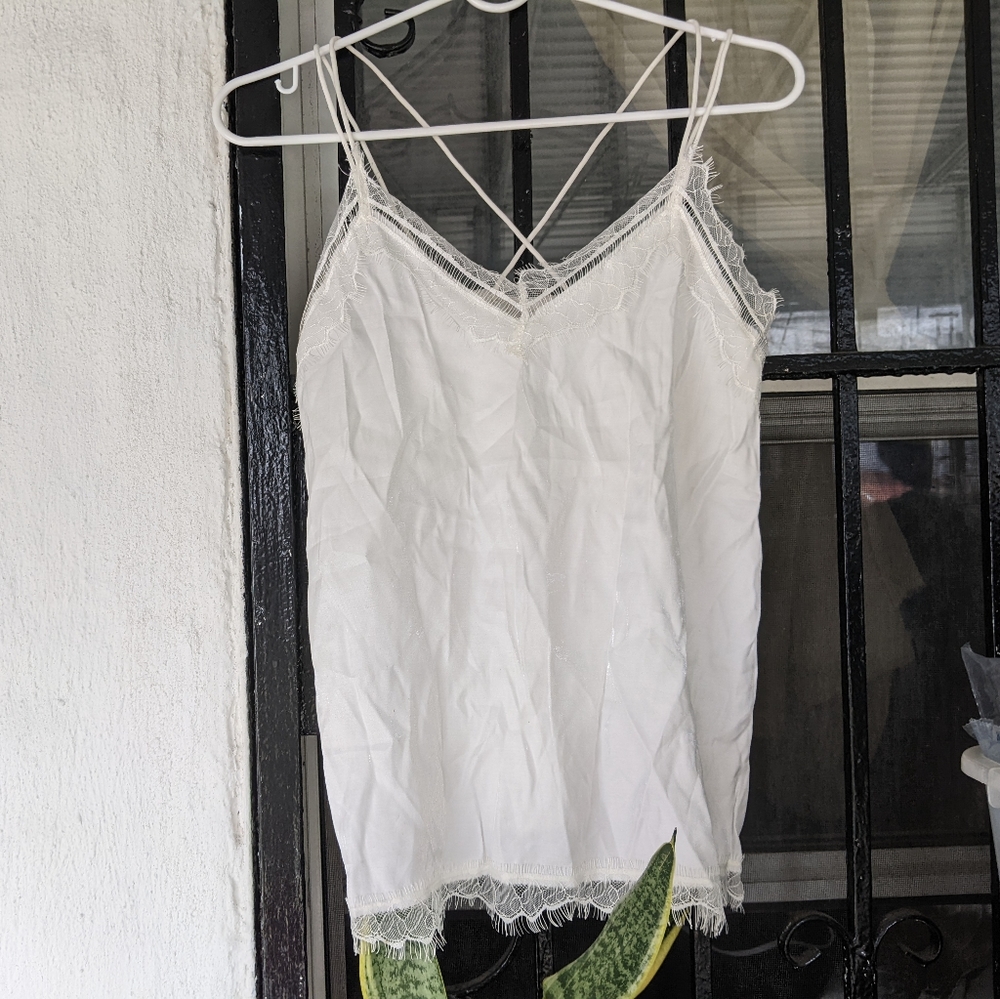 White tank top